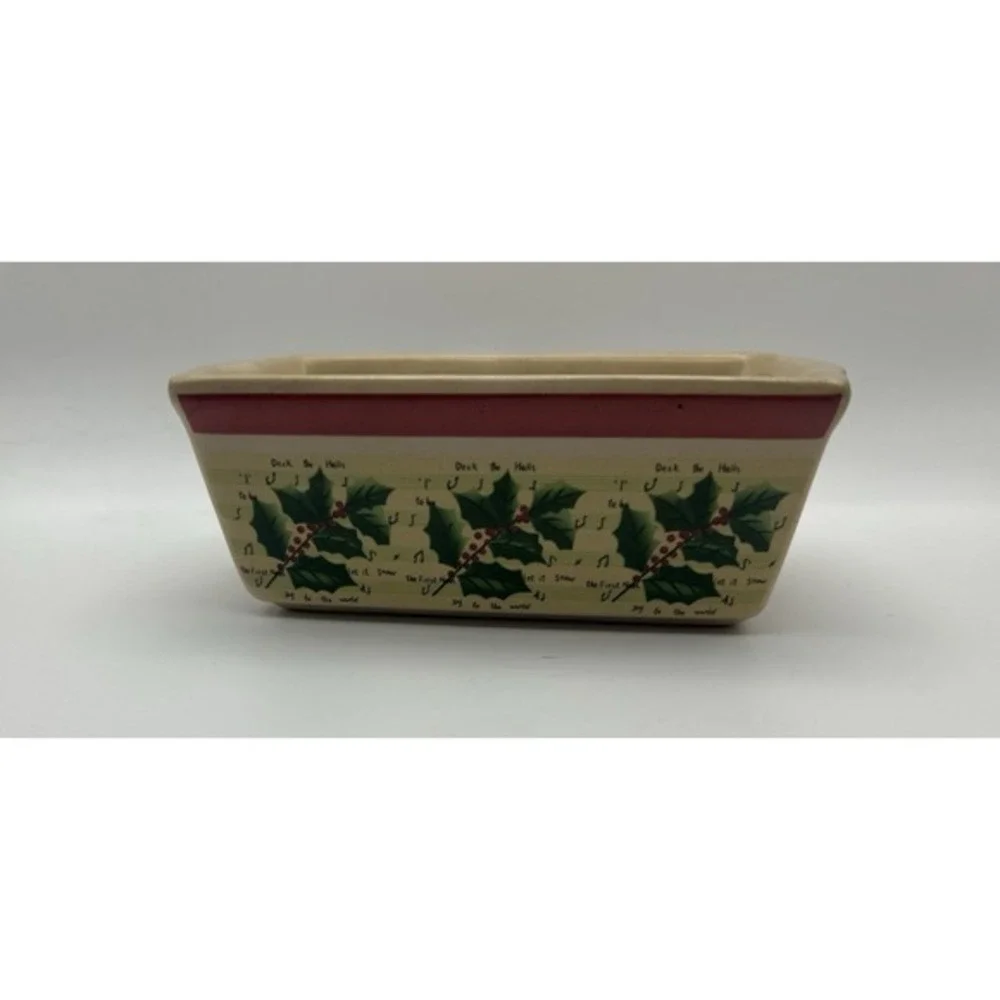 Holly Leaf Mini Loaf‎ Pan Garden Ridge Christmas Pan